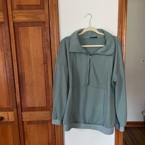 Quarter Zip Sweatshirt - Size XL